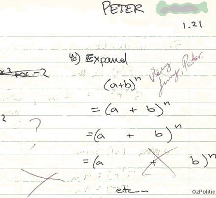 peter expand (a+b)n