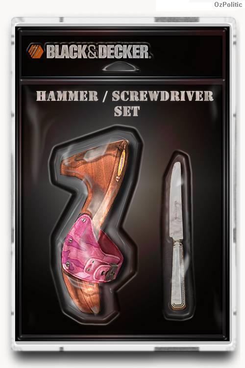 Black & Decker hammer / screwdriver set