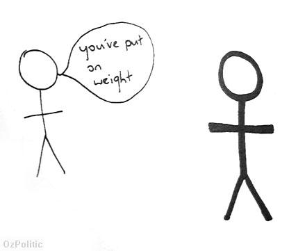 you've put on weight