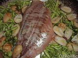 photo: with my own two hands, beans, bunya nuts, fennel and half a small trevally, click for a larger image